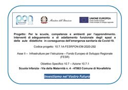 TARGA PON 2014 2020 covid 19